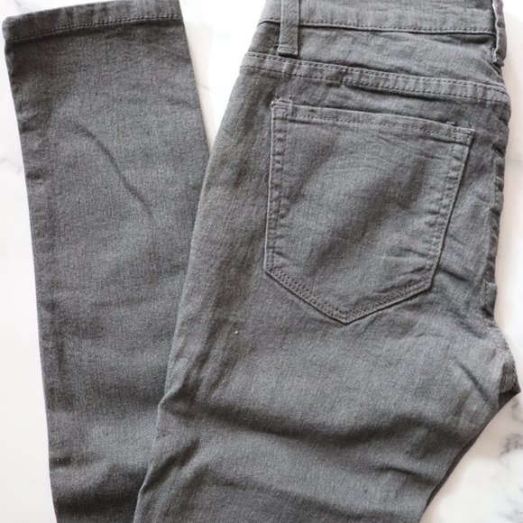 Forever 21 Grey Skinny Jeans - Picture 4 of 9